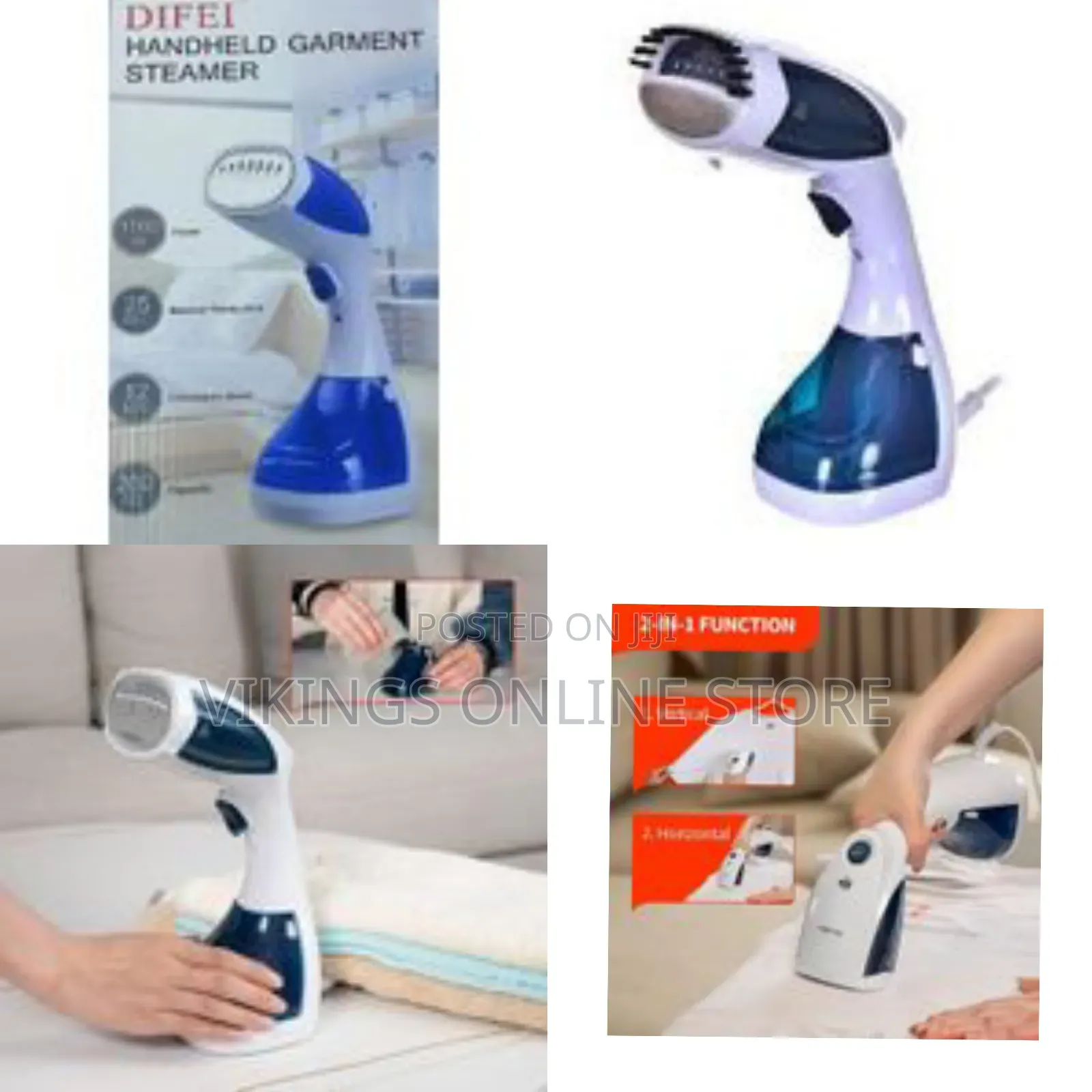 Difei Portable Garment Steamer Iron 200ml 25sec Steamer 12 Mi