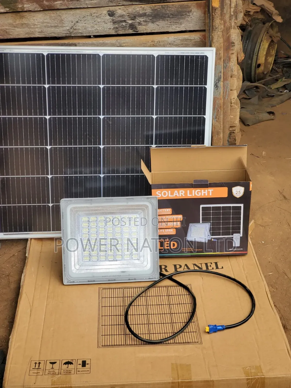 500w Power Nation Solar Flood Light (Wawa 500w)