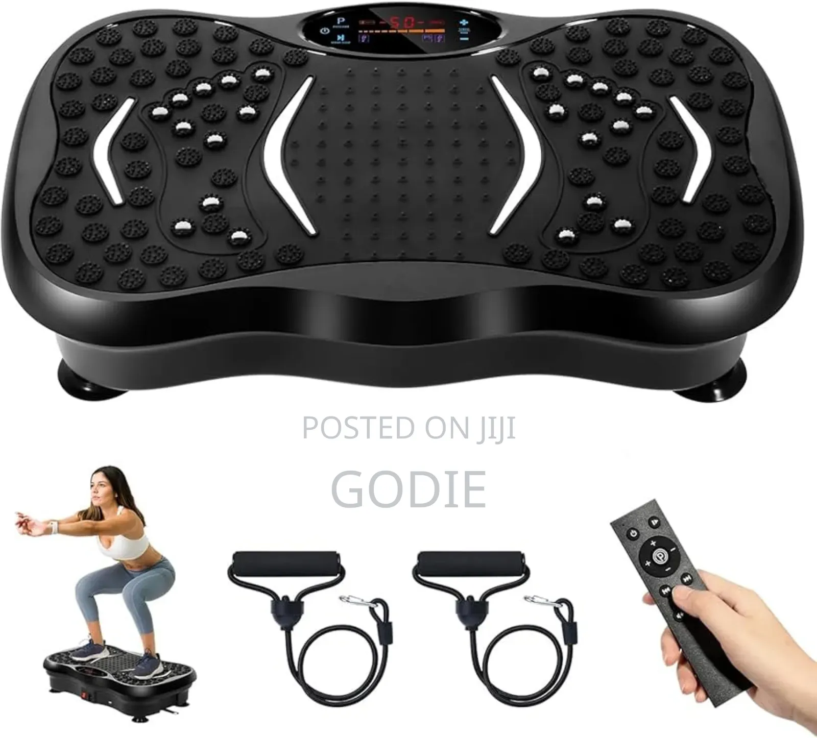 Whole-body Vibration Fitness Platform Machine For Exercise Massage.