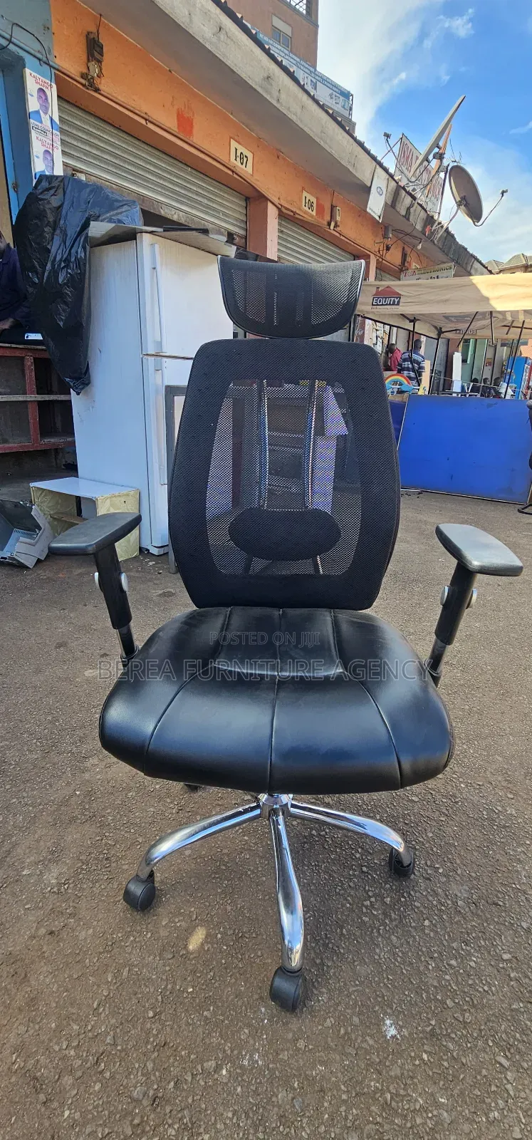 Pure Leather and Pure Mesh Heavy Duty Office Chair
