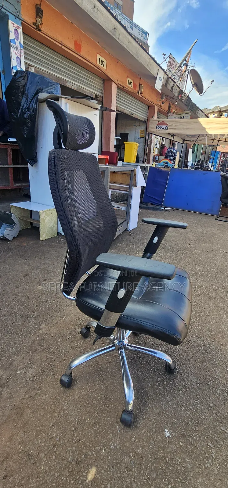 Pure Leather and Pure Mesh Heavy Duty Office Chair