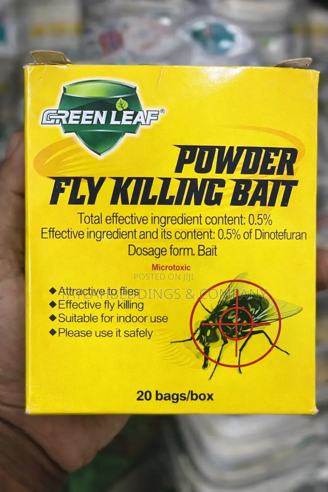 Fly Killing Bait Powder and Cockroaches X20 Sachets -20pcs