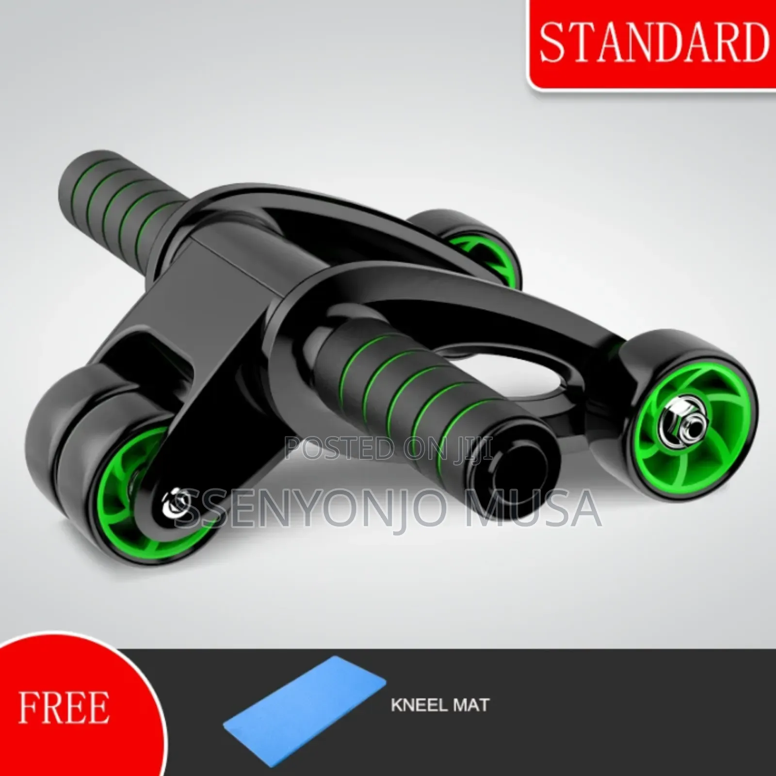 Folding Abdominal Roller Wheel – Automatic Rebound Home Gym Core