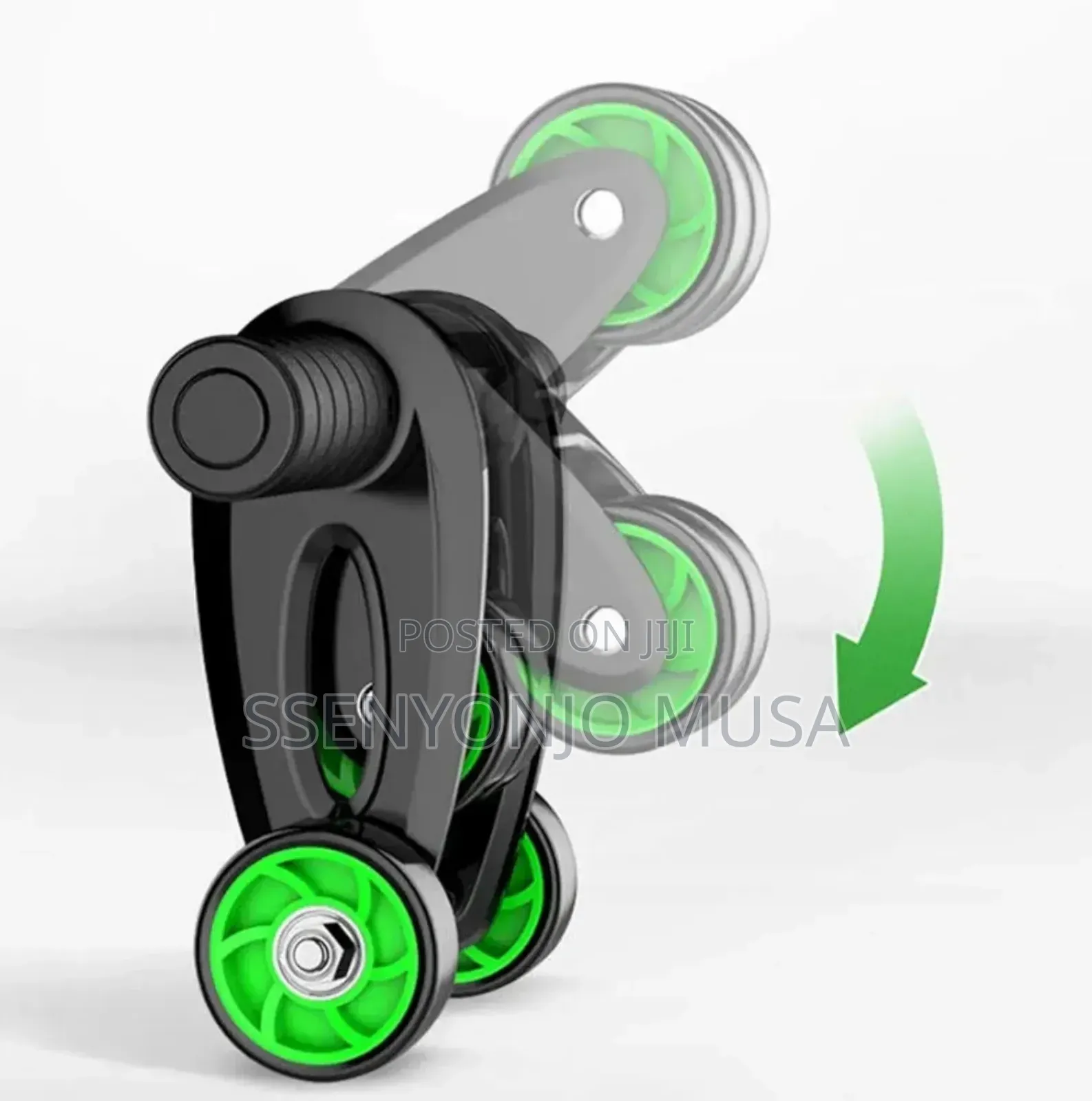 Folding Abdominal Roller Wheel – Automatic Rebound Home Gym Core