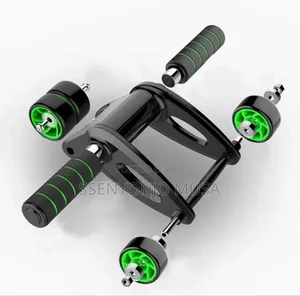Folding Abdominal Roller Wheel – Automatic Rebound Home Gym Core