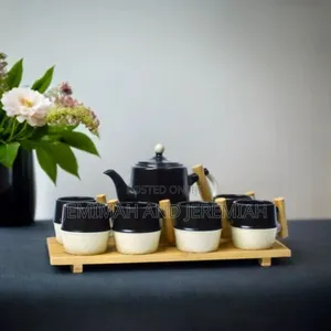 8pc Ceramic Tea Pots