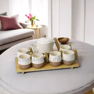 8pc Ceramic Tea Pots
