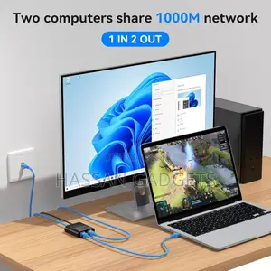 Rj45 Network Splitter Adaptet 1to2