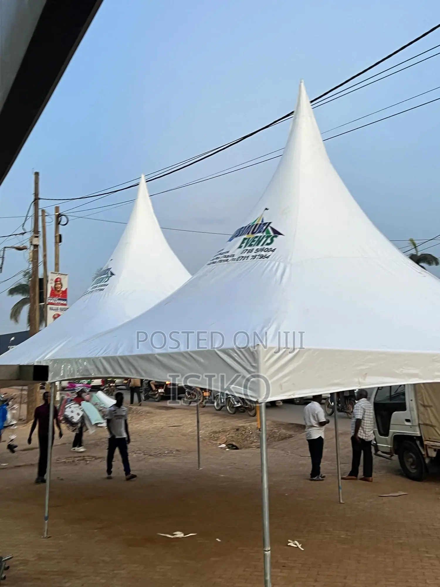Two Peaked 100 Seater Tent