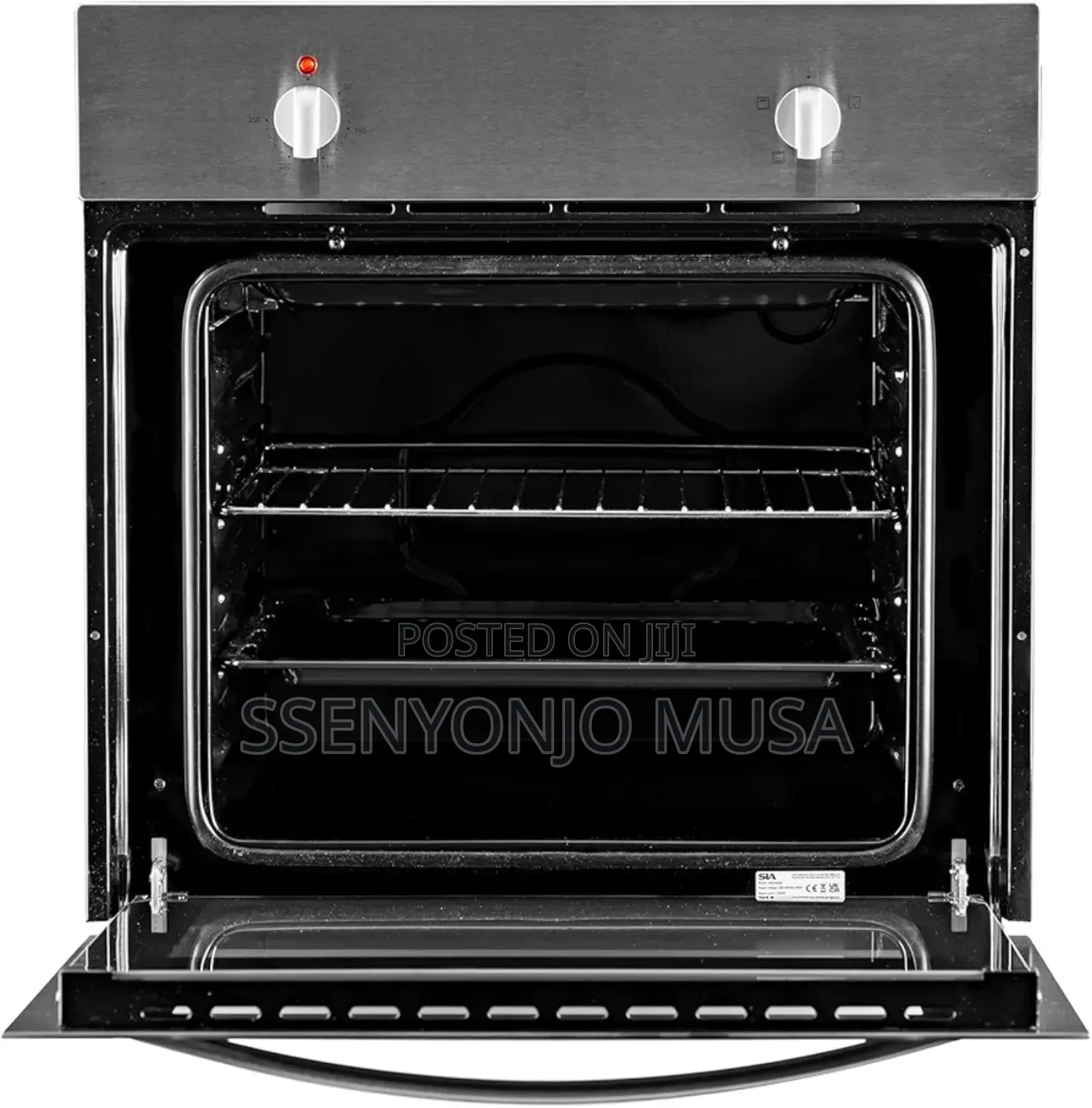 Iqra Levella 60cm Built-in Electric Oven With Digital Display Rotiss
