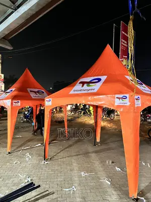 Orange 3m by 3m Tent