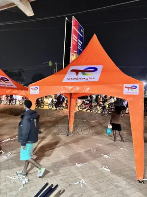 Orange 3m by 3m Tent