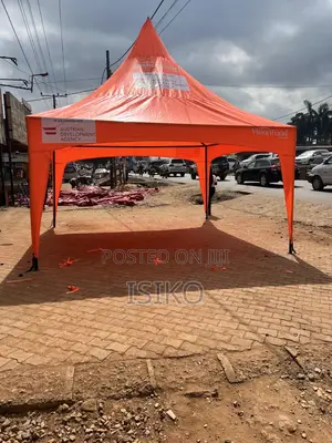 50 Seater Orange Tent of 15 Ft by 15 Ft