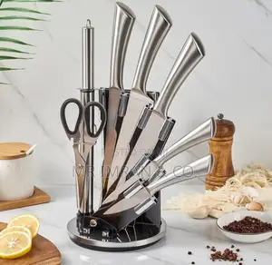 Kitchen Knife Set With a Holder.
