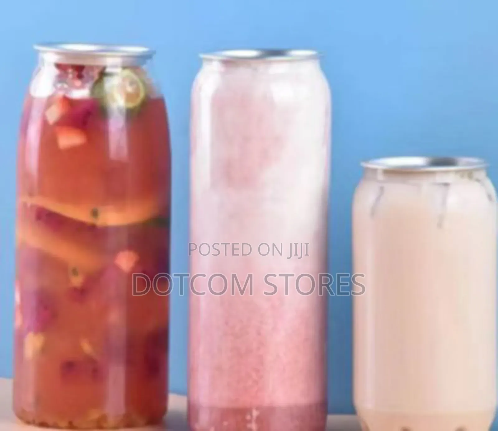 12-Pack of Clear Plastic Beverage