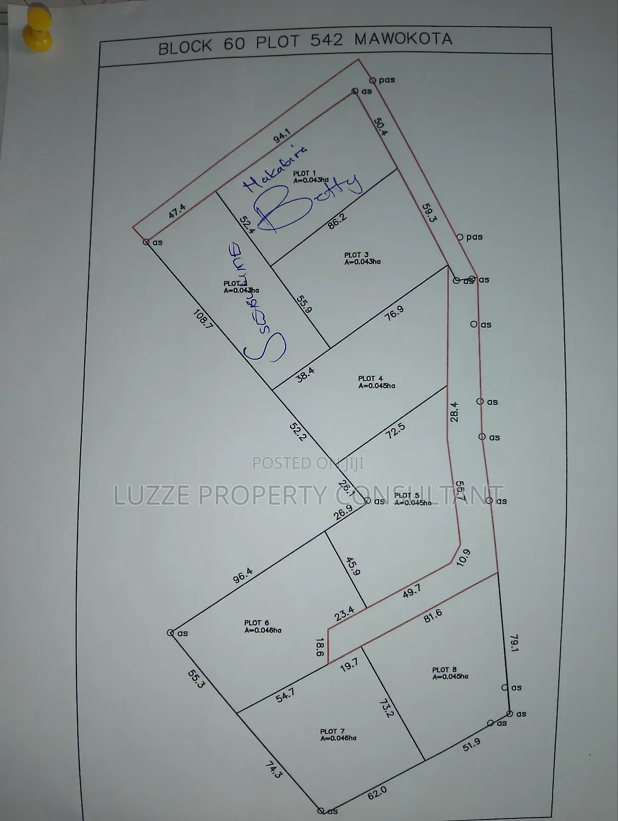 50*100 Titled Plots for Sale in Bujjuko Bulamazzi Mitiyana Rd