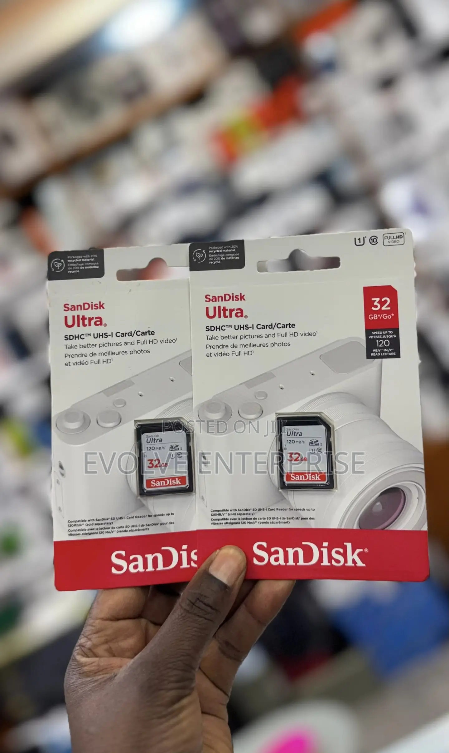 Sandisk Ultra 32gb SDHC Uhs-I Memory Card