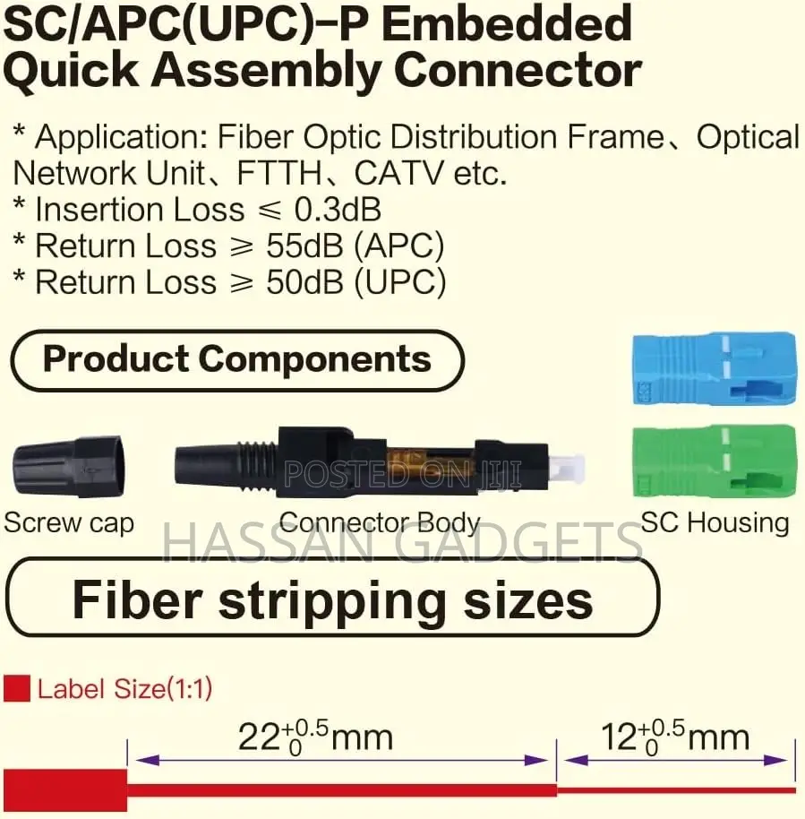 Sc -Upc Tele Grade Optic Fiber Quick Connector Fast Connector Single