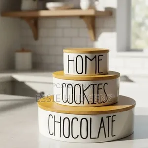 3pc Ceramic Storage Containers