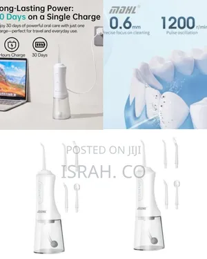 Professional Portable Water Flosser With Interchangeable Nozzles