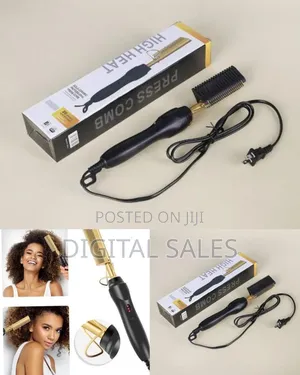Gold Ceramic Professional Press Comb