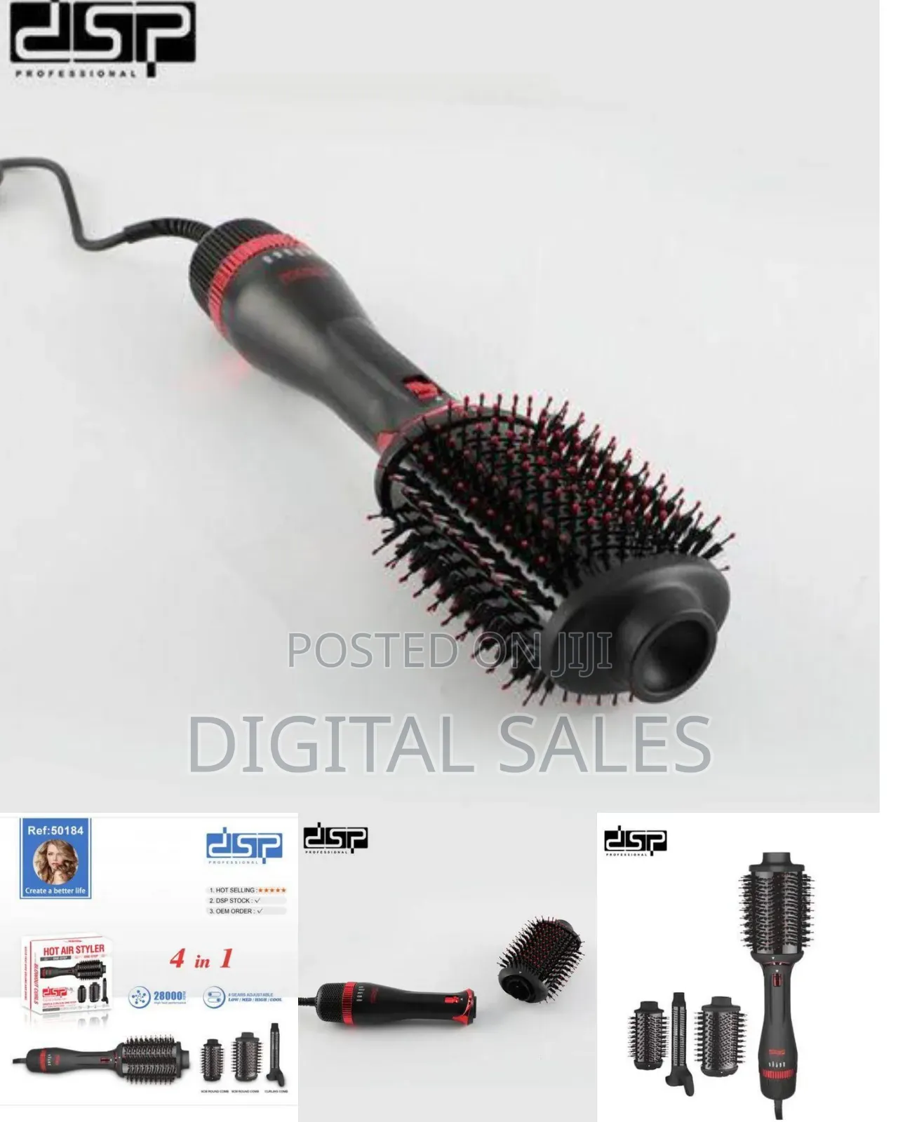DSP Multi-Functional Hot Air Styler Brush Kit