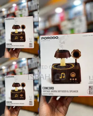 Porodo Lifestyle Concord Vintage Aroma Diffuser Speaker.