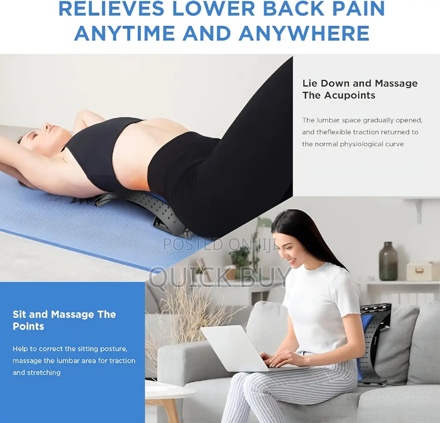 Multi-Level Lumbar Support Back Stretcher