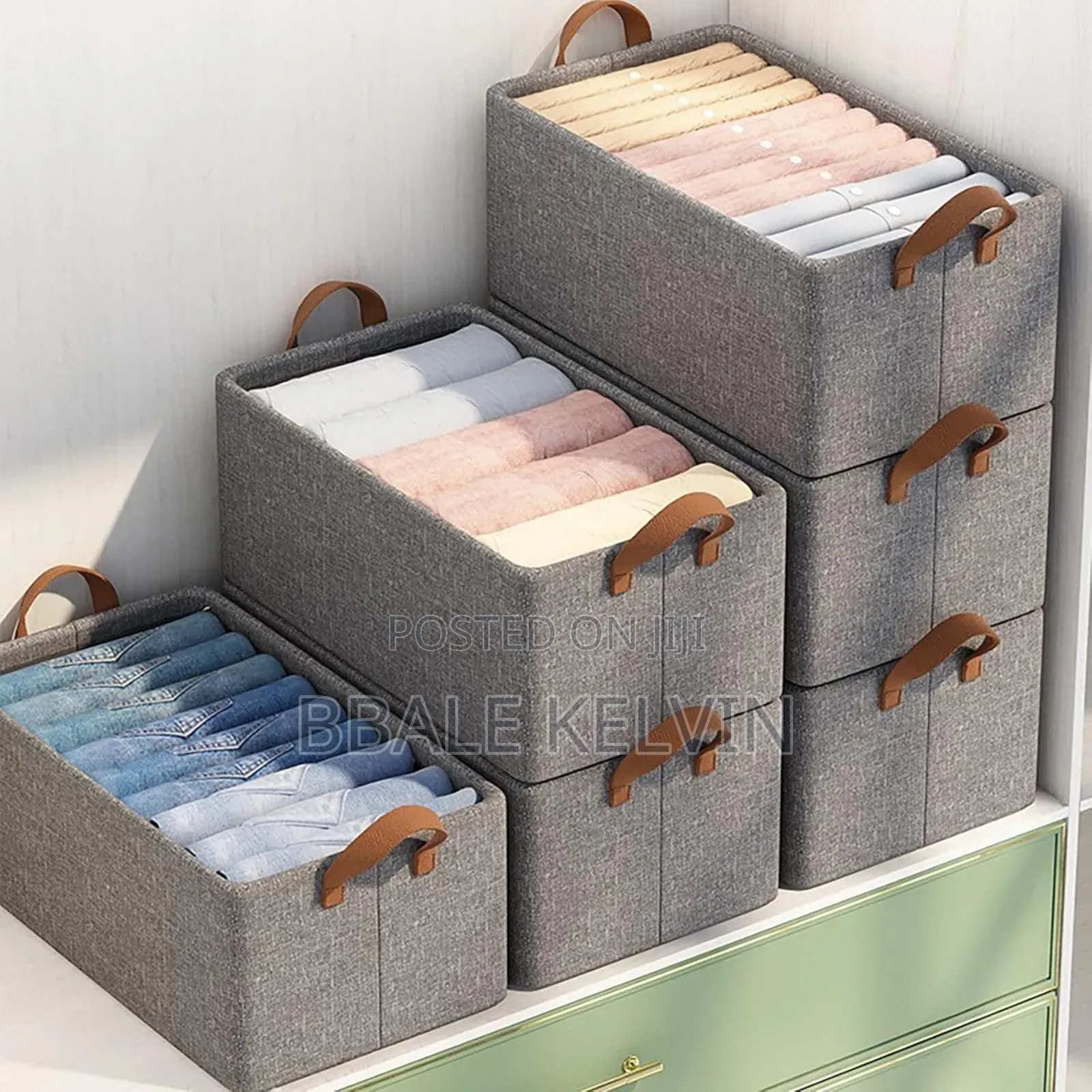 6pcs Closet Organizer Storage With Handle