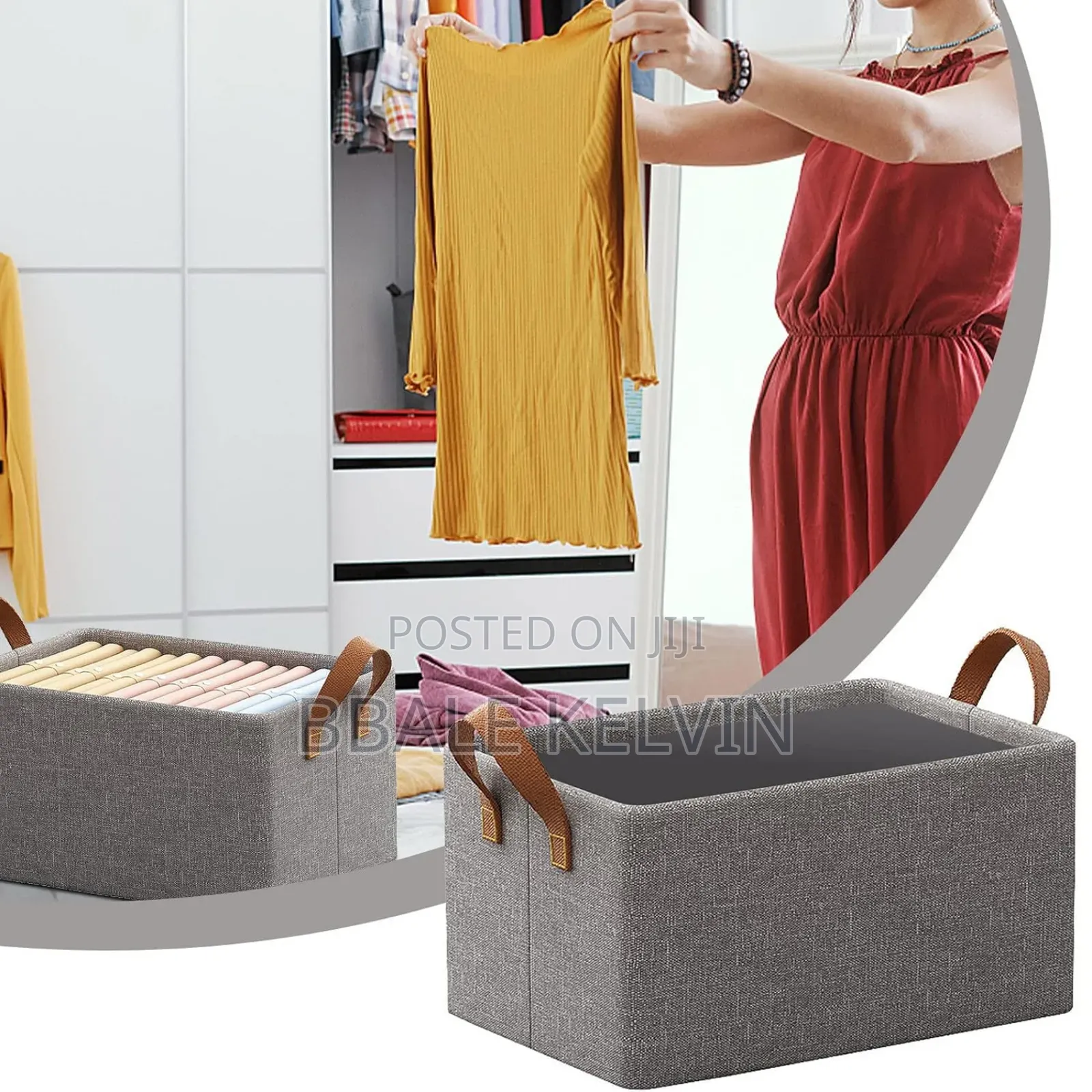 6pcs Closet Organizer Storage With Handle