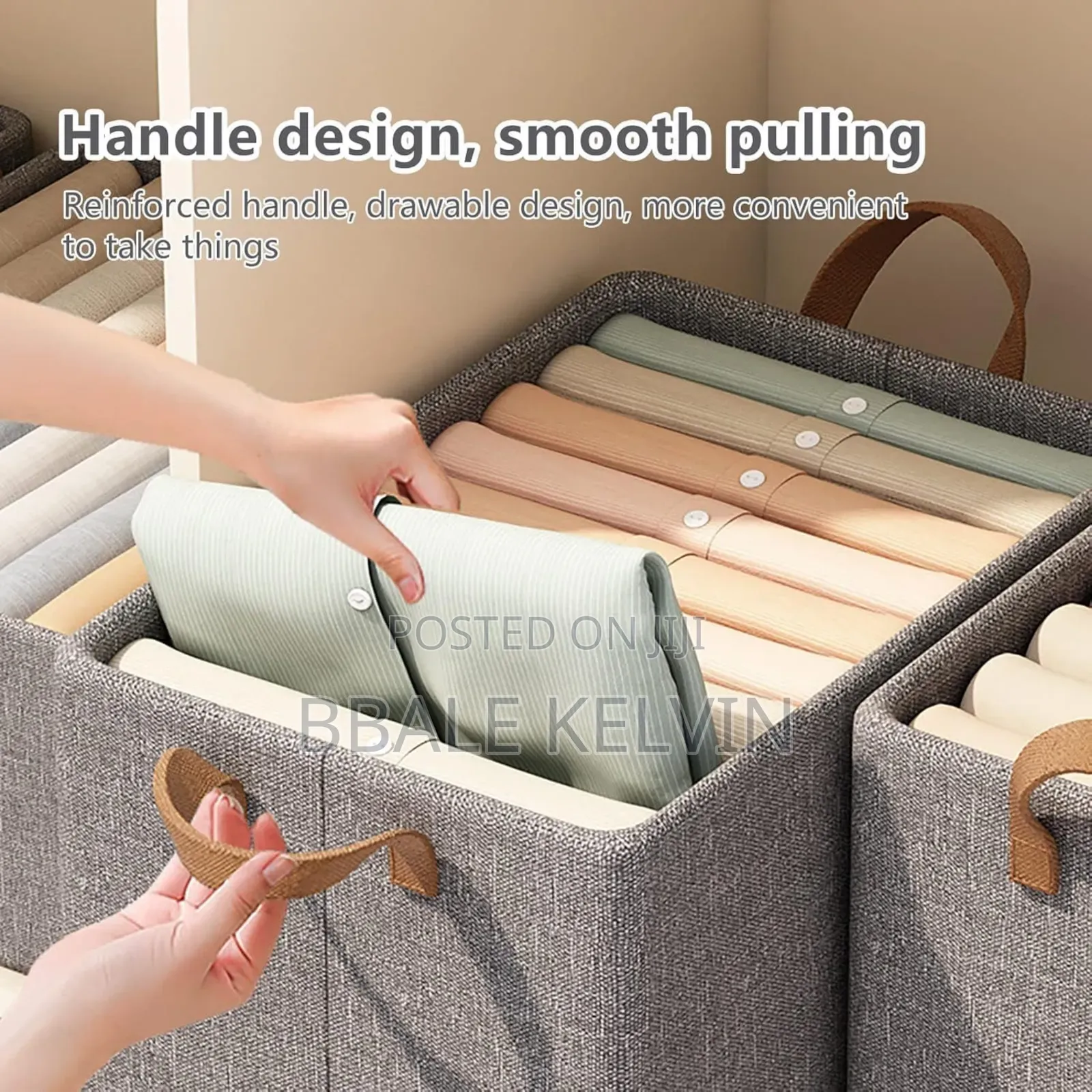 6pcs Closet Organizer Storage With Handle
