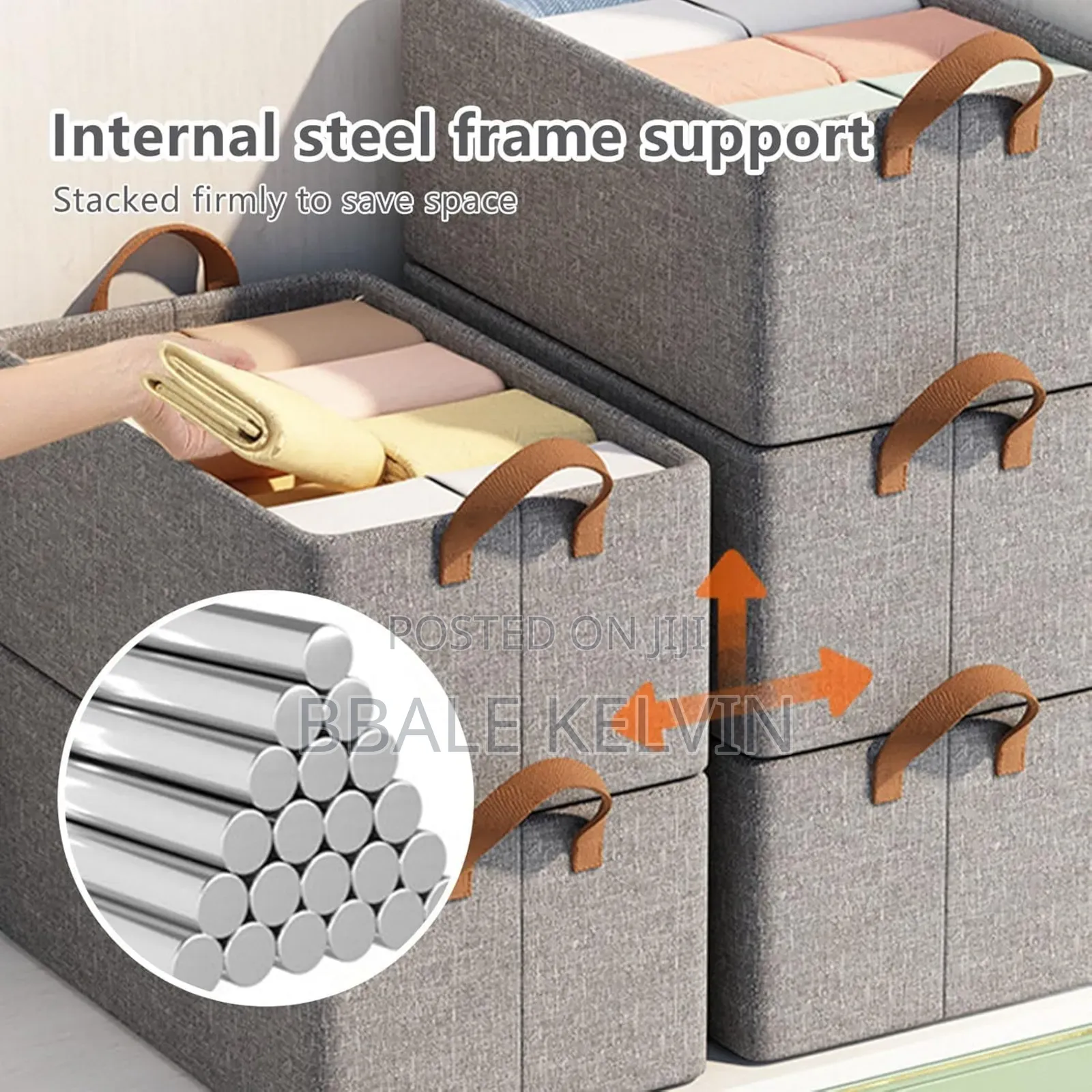 6pcs Closet Organizer Storage With Handle