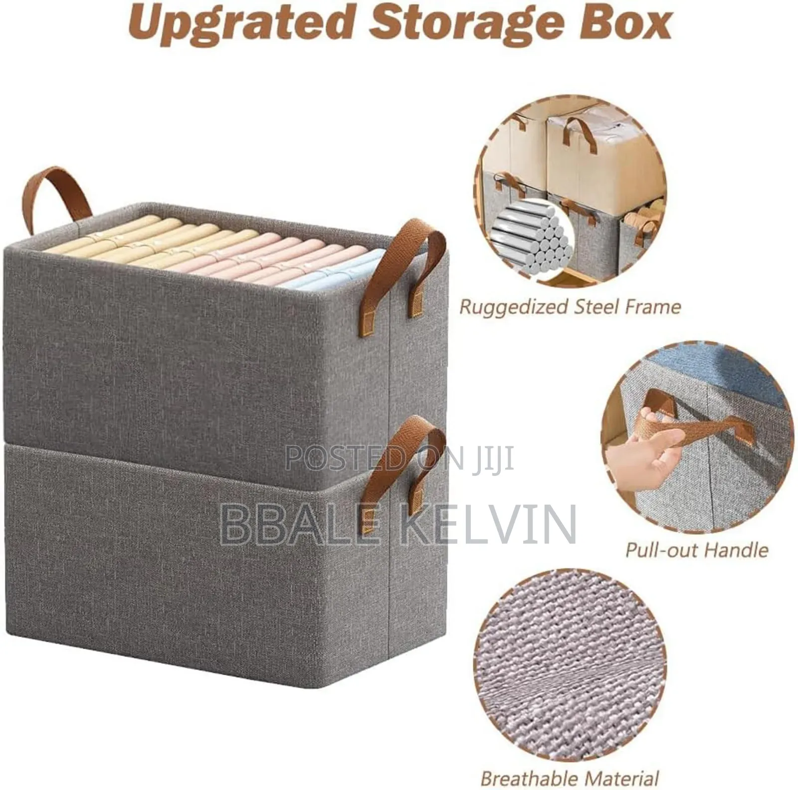 3pcs Wardrobe Clothes Organizer,Foldable Jeans Closet Storage Basket