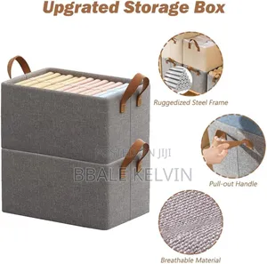 3pcs Wardrobe Clothes Organizer,Foldable Jeans Closet Storage Basket