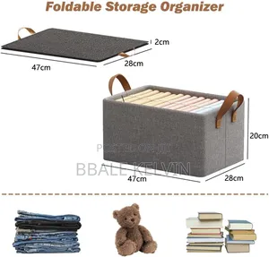 3pcs Wardrobe Clothes Organizer,Foldable Jeans Closet Storage Basket