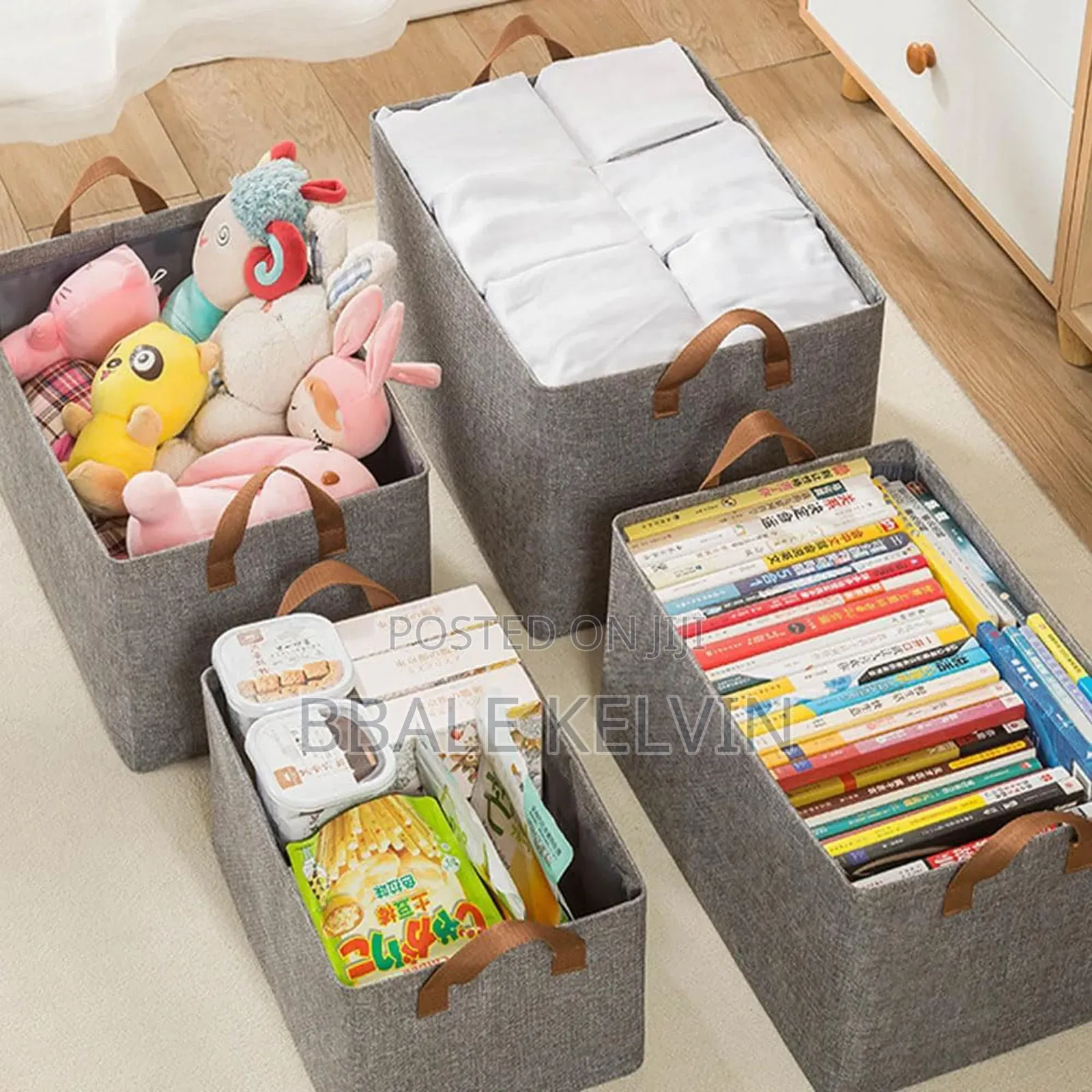 3pcs Wardrobe Clothes Organizer,Foldable Jeans Closet Storage Basket