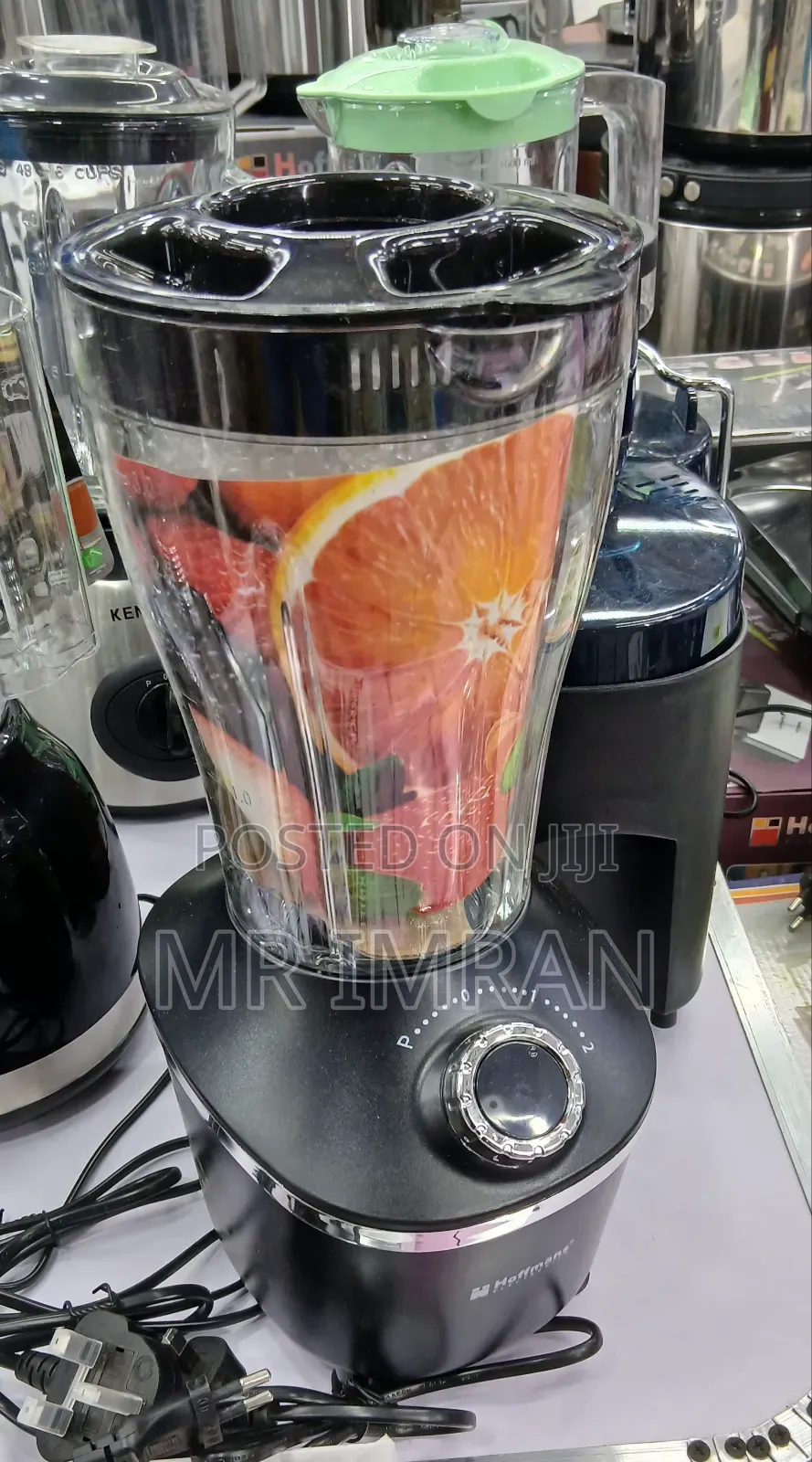 Hoffmans 800w Blender With Grinder Mill
