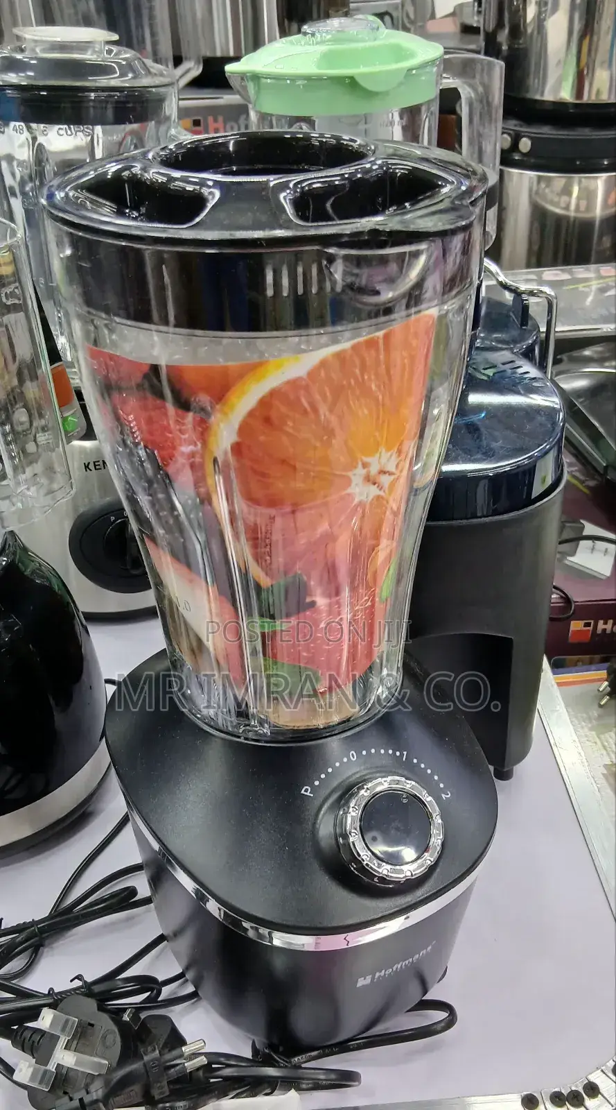 Hoffmans 800w Blender With Grinder Mill