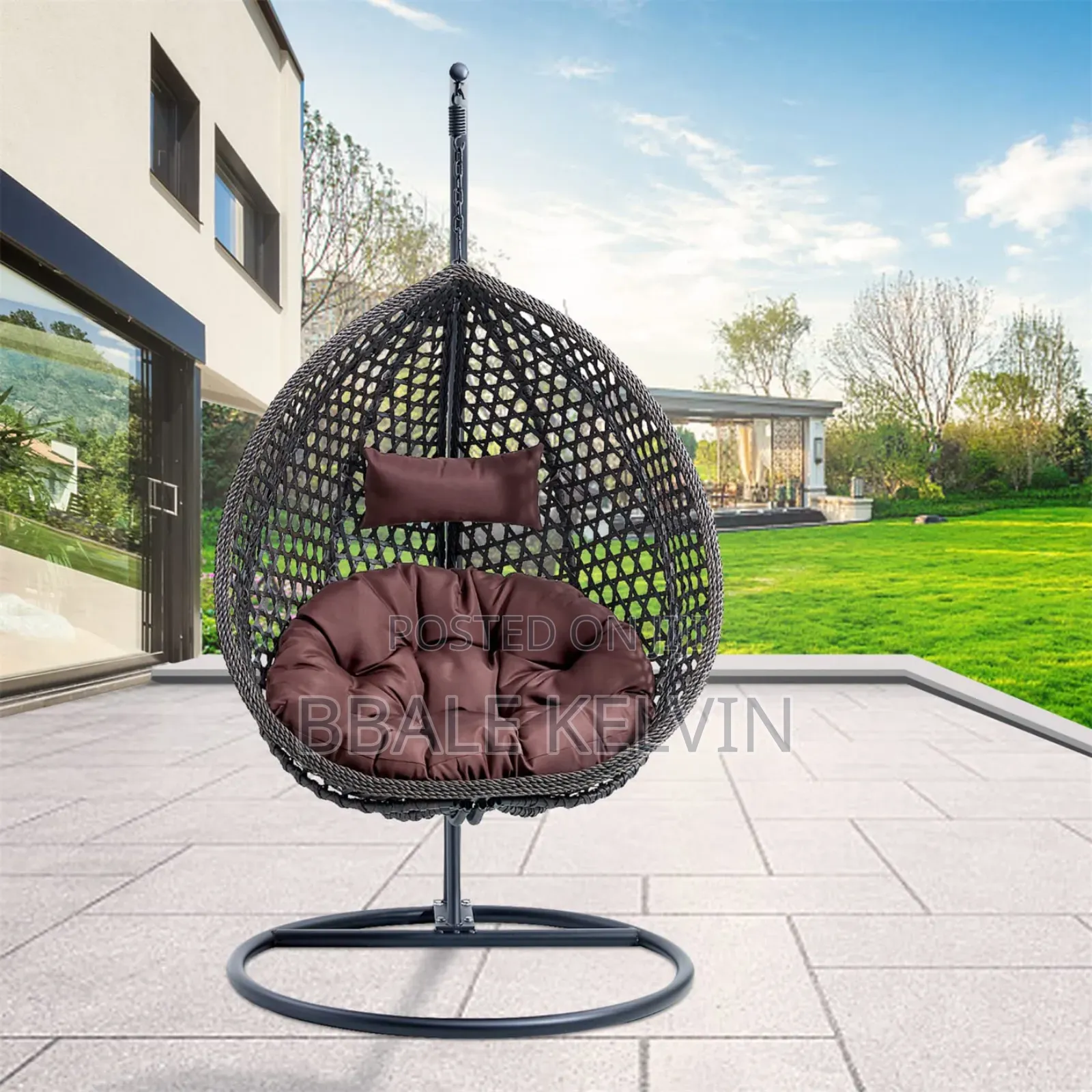 Hanging Egg Swing Chair With Stand