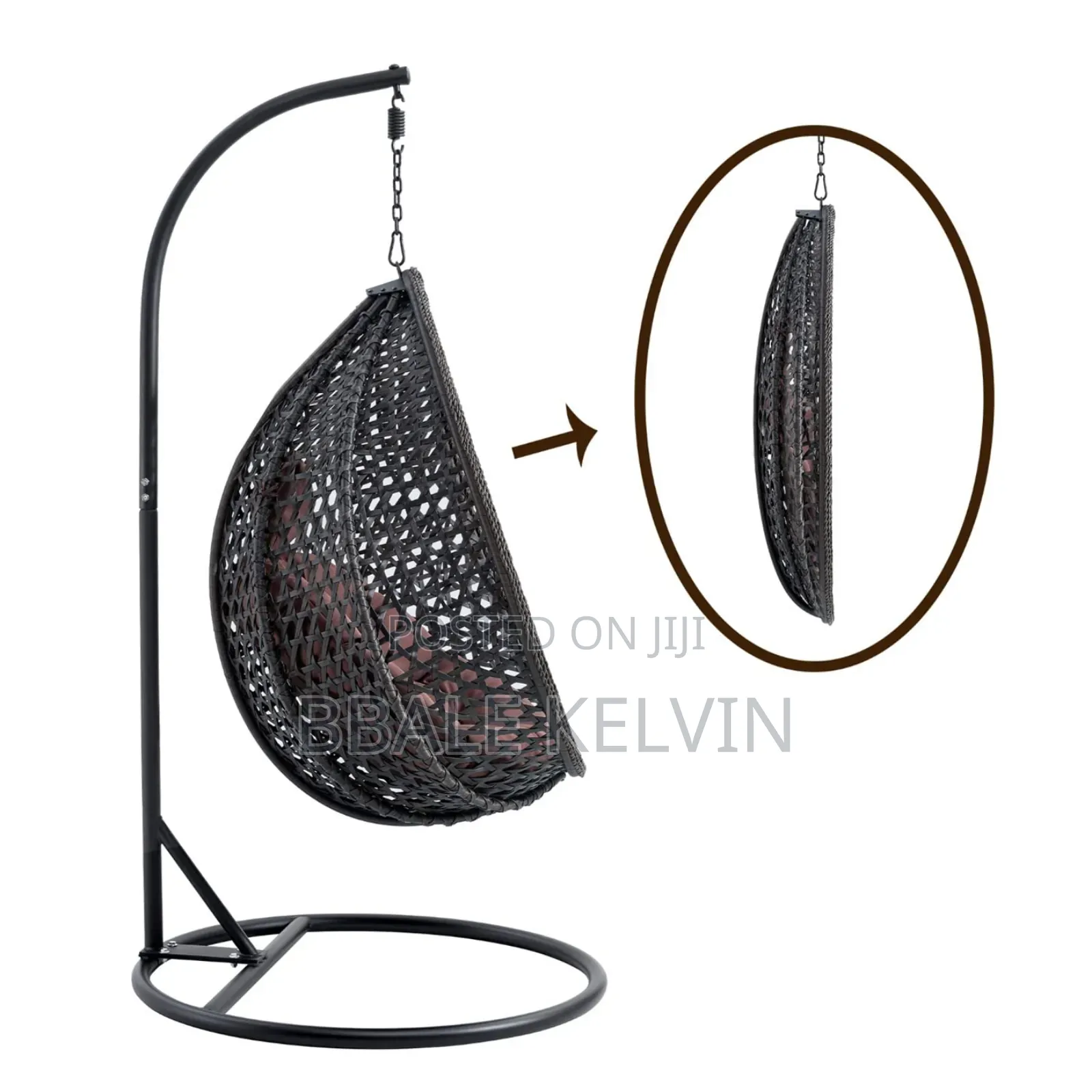 Hanging Egg Swing Chair With Stand