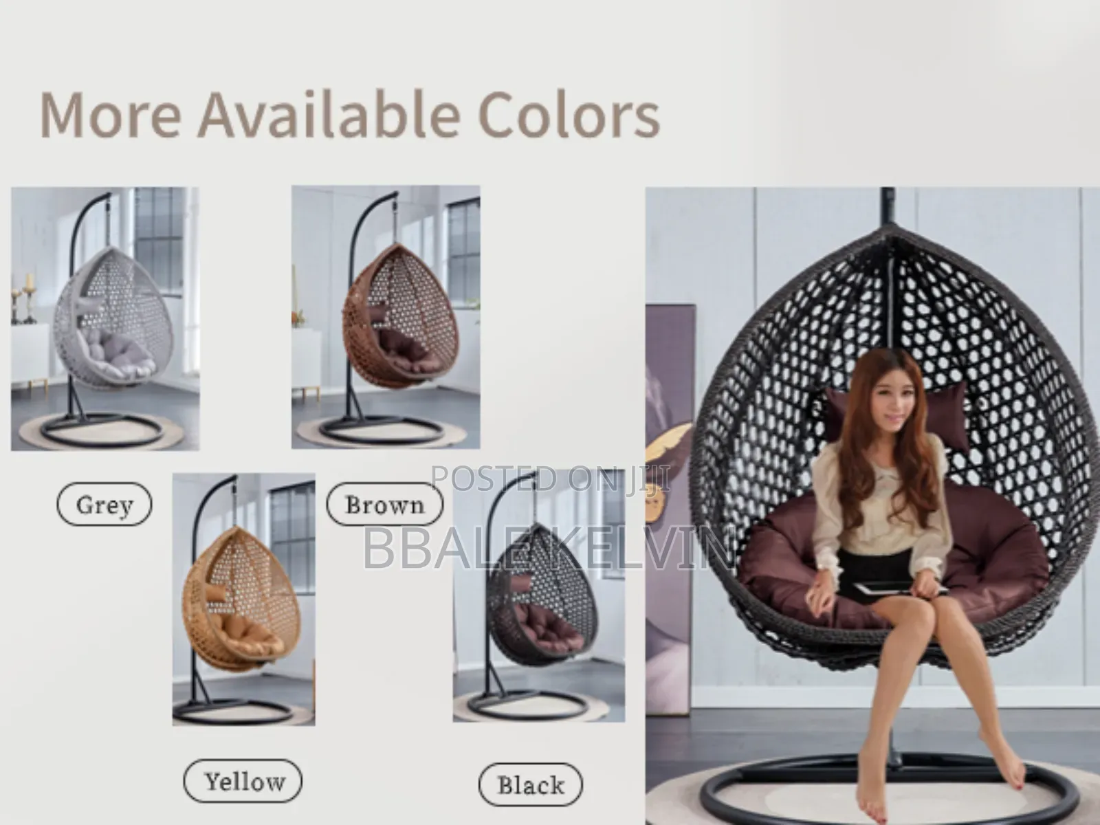 Hanging Egg Swing Chair With Stand