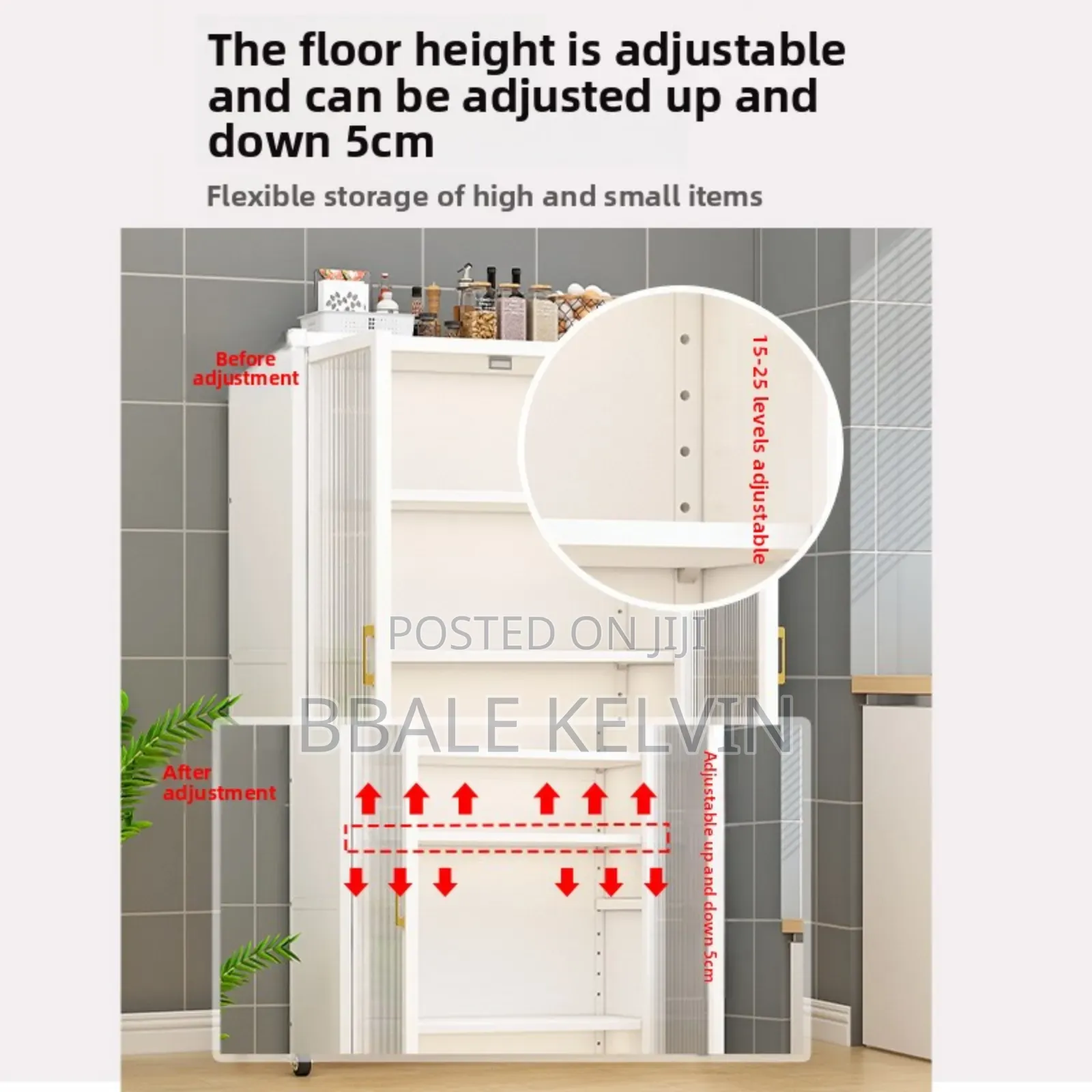 Multifunctional Kitchen Storage Cabinet Organizer