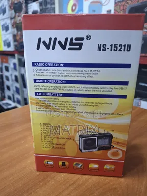 Mns Portable Rechargeable Radio