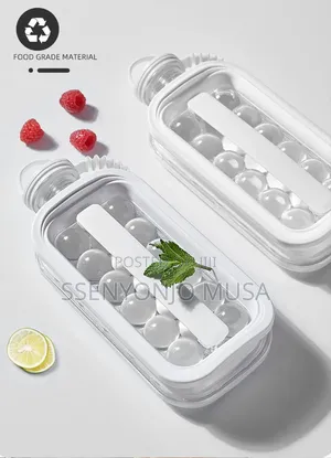 Silicone Ice Cube Folding Bottle –2 in 1 Portable Ice Cube Maker