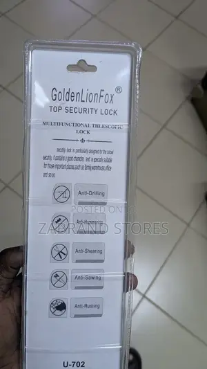 Goldlion Fox Long Shackle Padlock
