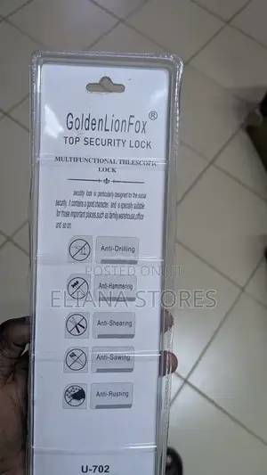 Goldlion Fox Long Shackle Padlock