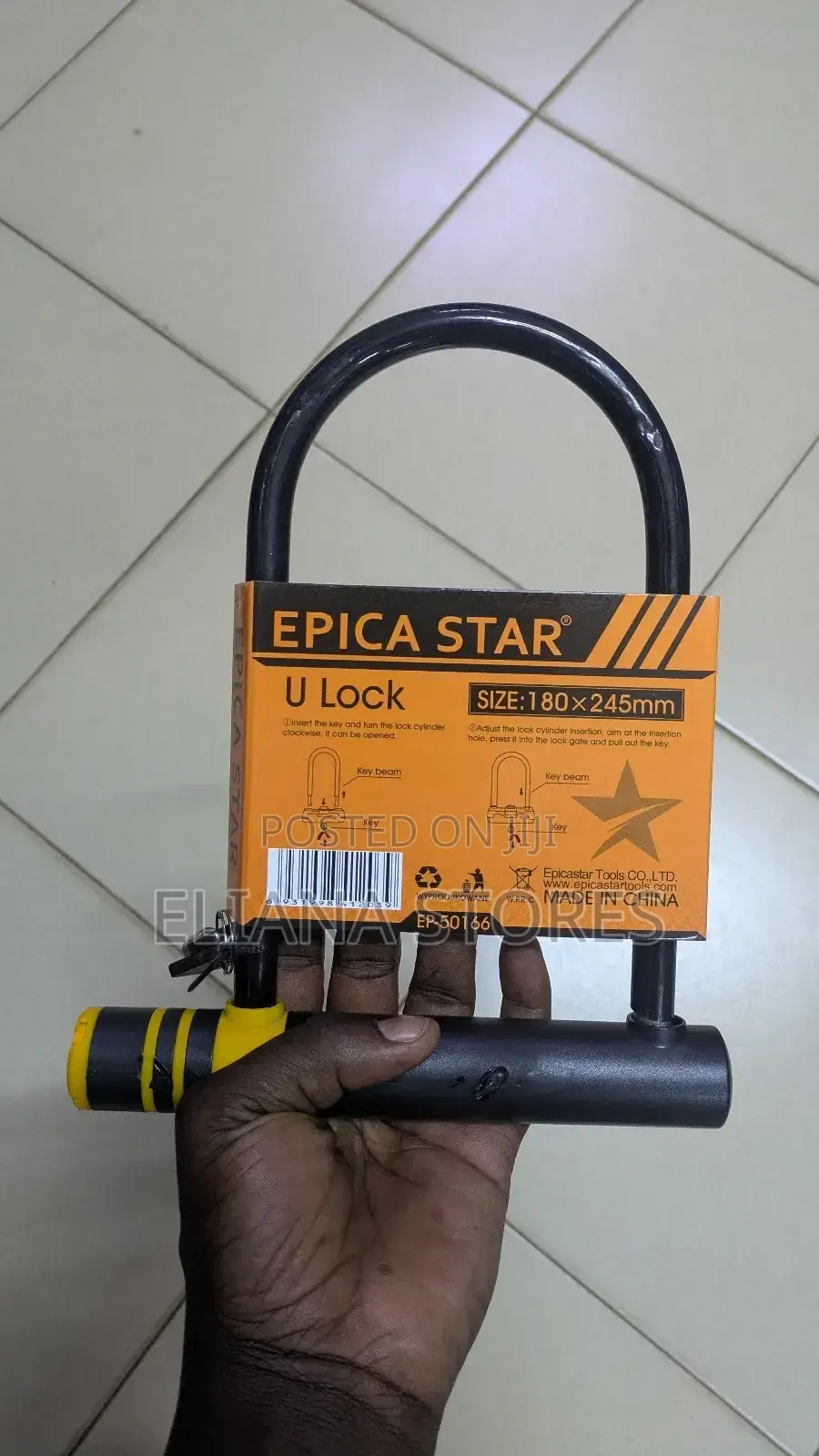 Epica Star U-Lock Padlock