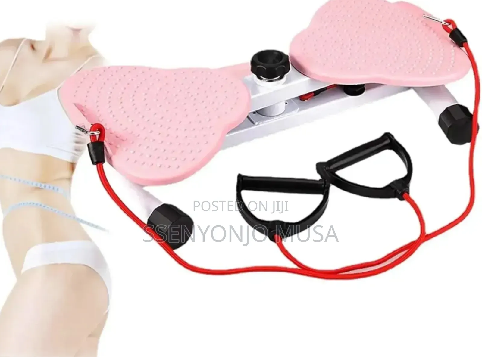 Twister Board With Pull Rope Waist Twisting Fitness Exercise Board