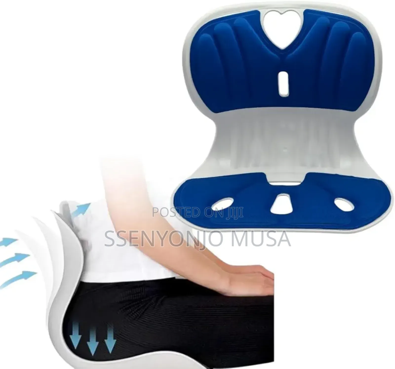 Ergonomic Chair Back Support Lumbar Cushion for Posture Correction