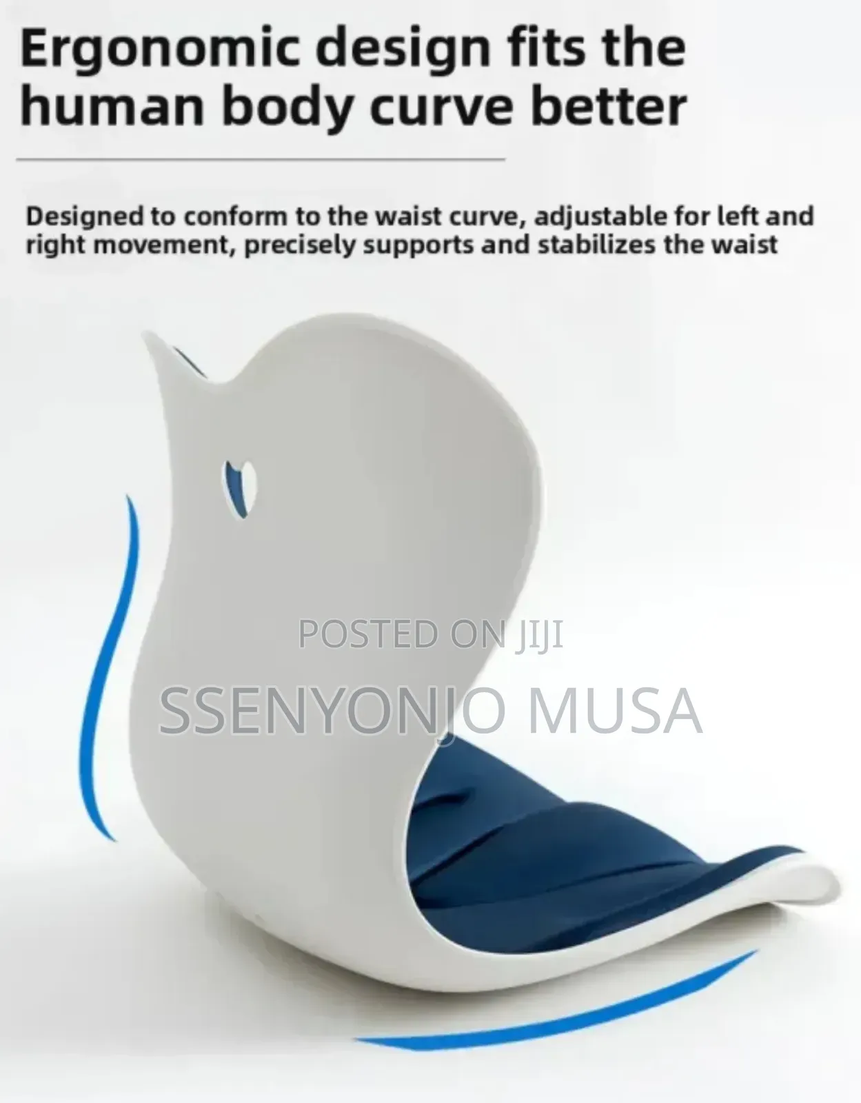 Ergonomic Chair Back Support Lumbar Cushion for Posture Correction